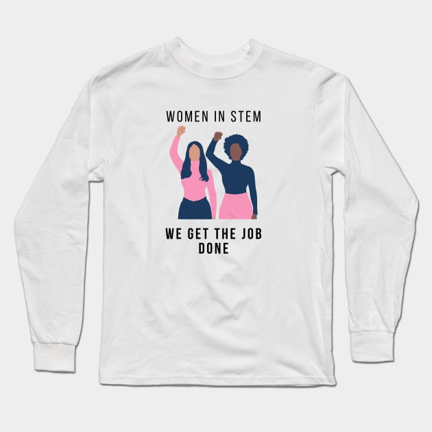 Women in Stem Long Sleeve T-Shirt by Translatable LLC